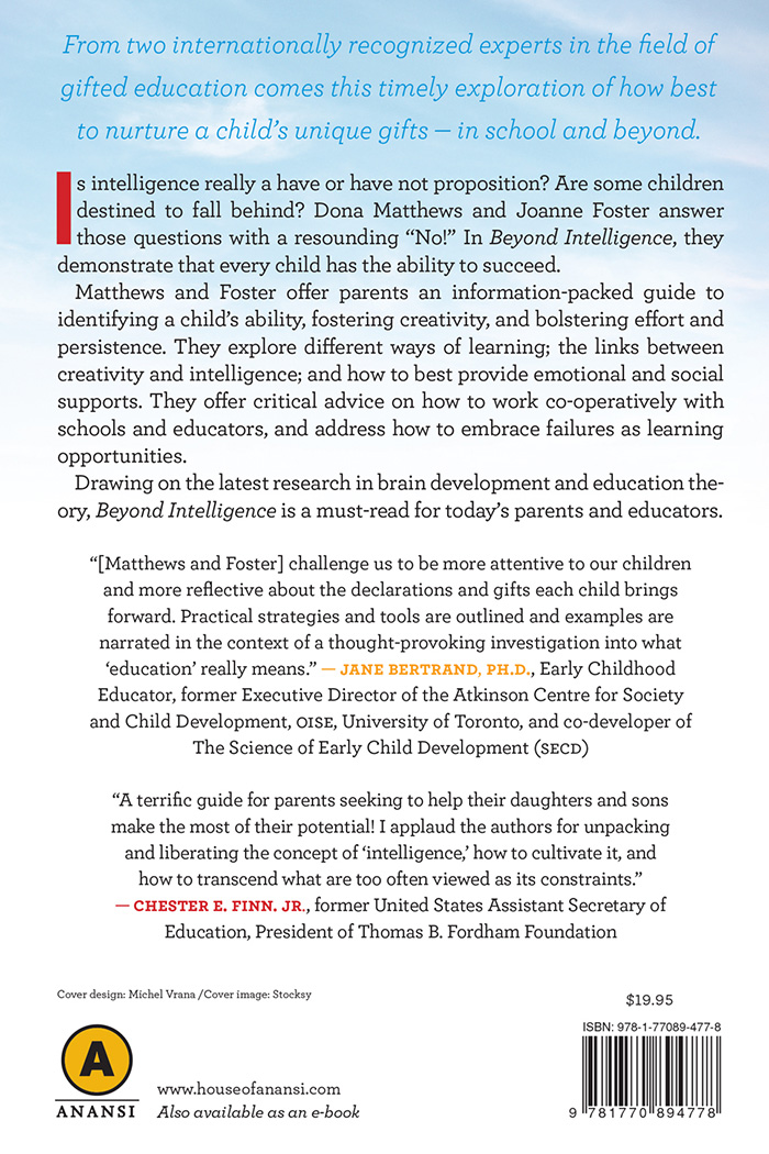 Beyond Intelligence | by Dr. Joanne Foster, Author, Advocate for Gifted Learning